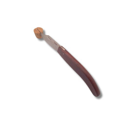 Navaja curva "MADERA PRENSADA CORAL" CALERO CMPCO-7 B