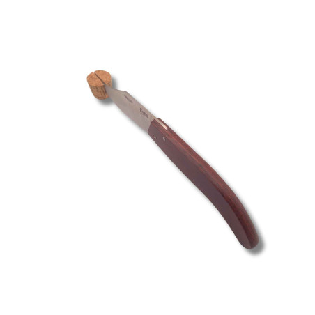 Navaja curva "MADERA PRENSADA CORAL" CALERO CMPCO-7 B