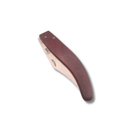 Navaja curva "MADERA PRENSADA CORAL" CALERO CMPCO-7 C