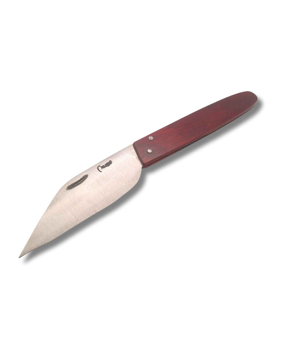 Navaja recta "MADERA PRENSADA CORAL" CALERO RMPCO-7