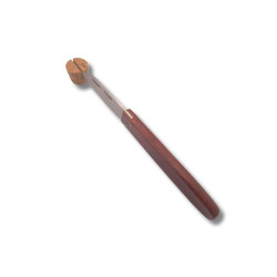 Navaja recta "MADERA PRENSADA CORAL" CALERO RMPCO-7 B