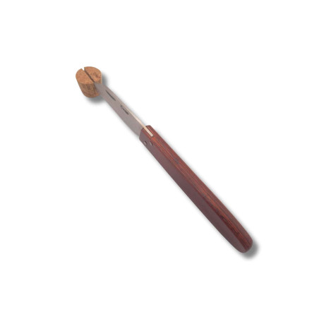 Navaja recta "MADERA PRENSADA CORAL" CALERO RMPCO-7 B