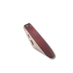 Navaja recta "MADERA PRENSADA CORAL" CALERO RMPCO-7 C