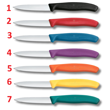 Cuchillo para verdura FILO LISO 8 cm "SWISS CLASSIC" VICTORINOX 6.7603