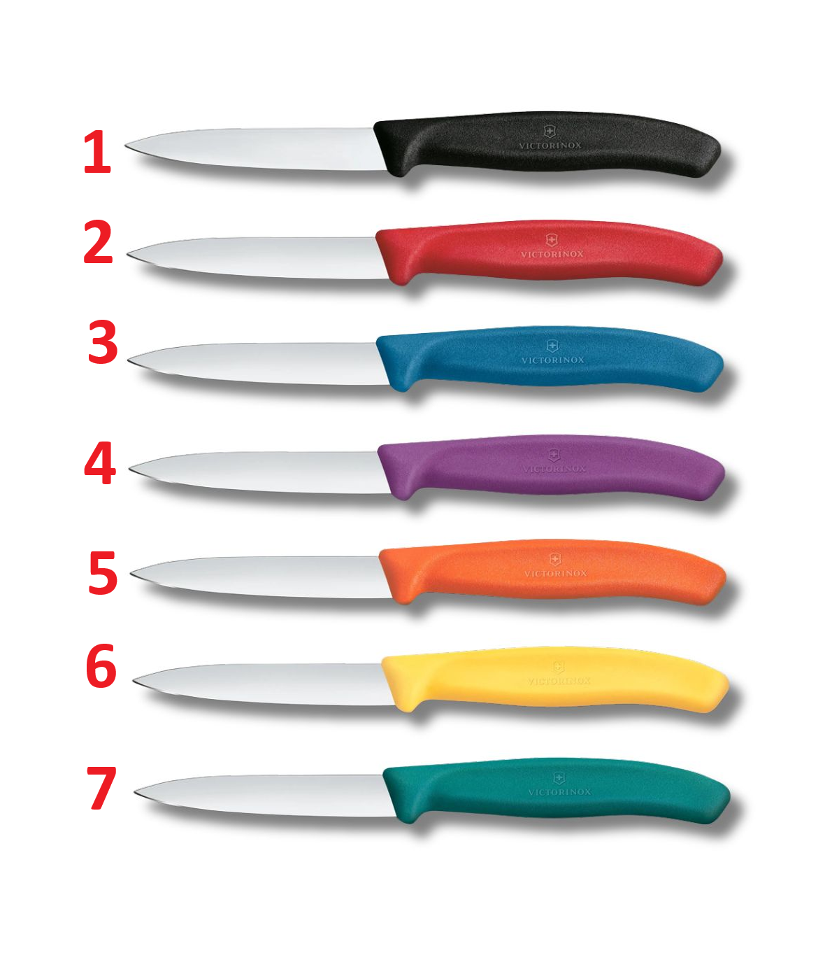 Cuchillo para verdura FILO LISO 8 cm "SWISS CLASSIC" VICTORINOX 6.7603