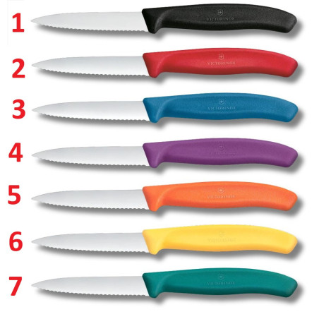 Cuchillo para verdura FILO SERRADO 10 cm "SWISS CLASSIC" VICTORINOX 6.7733