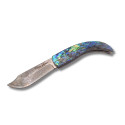 NAVAJA DAMASQUINA "RUSTICA ABULON" TRAMUNTANA KNIVES N91DV