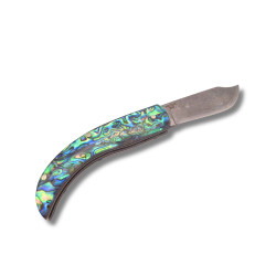 NAVAJA DAMASQUINA "RUSTICA ABULON" TRAMUNTANA KNIVES N91DV A