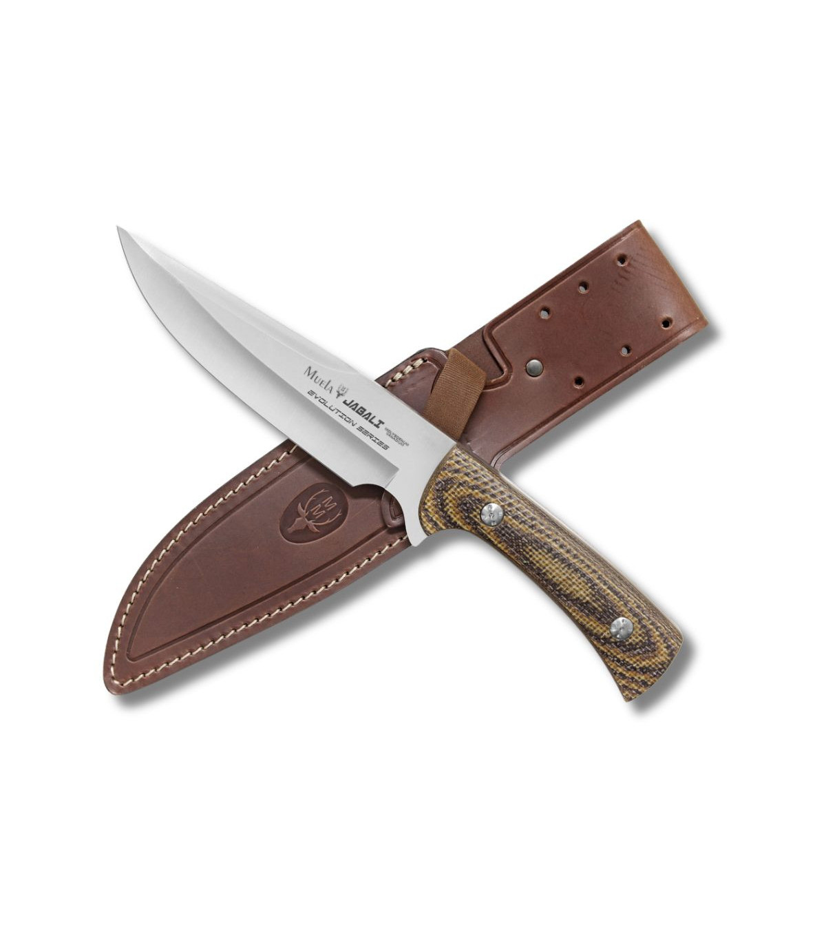 CUCHILLO ENTERIZO DE MONTE "JABALI-17G" MUELA A