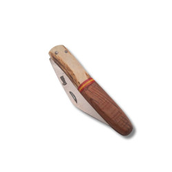Navaja recta "MADERA CIERVO ESPAÑA" CALERO 1 C
