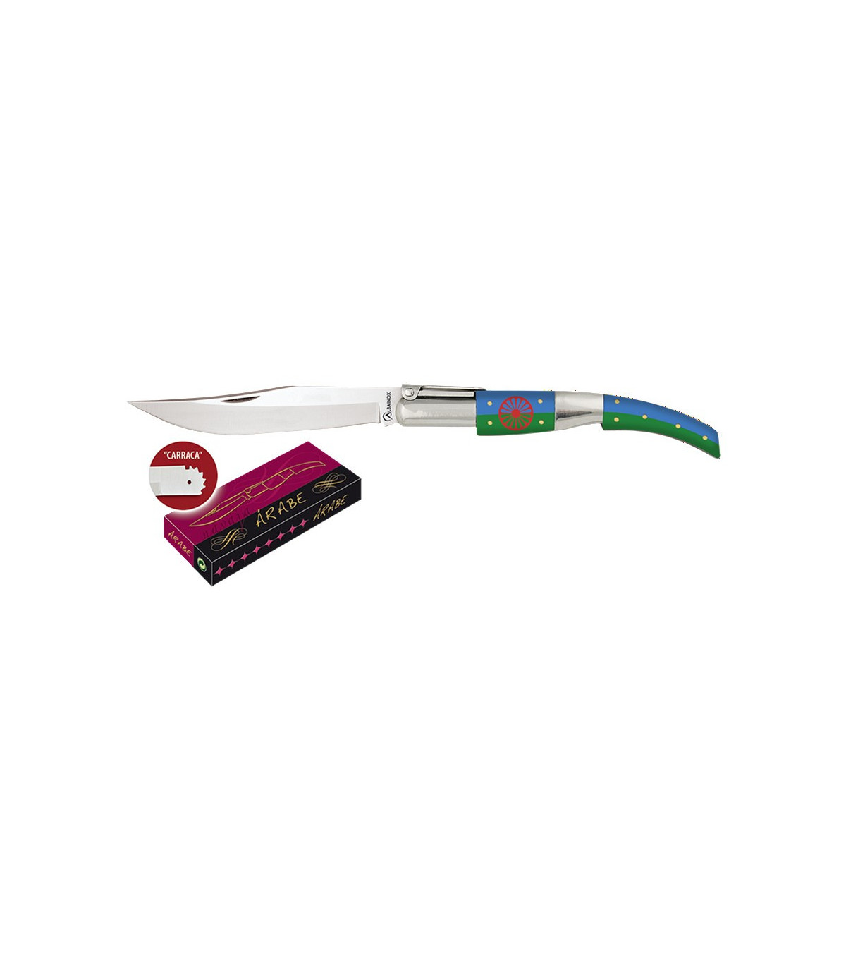 Navaja "ÁRABE BANDERA GITANA" ALBAINOX 01853 por 15,90 €