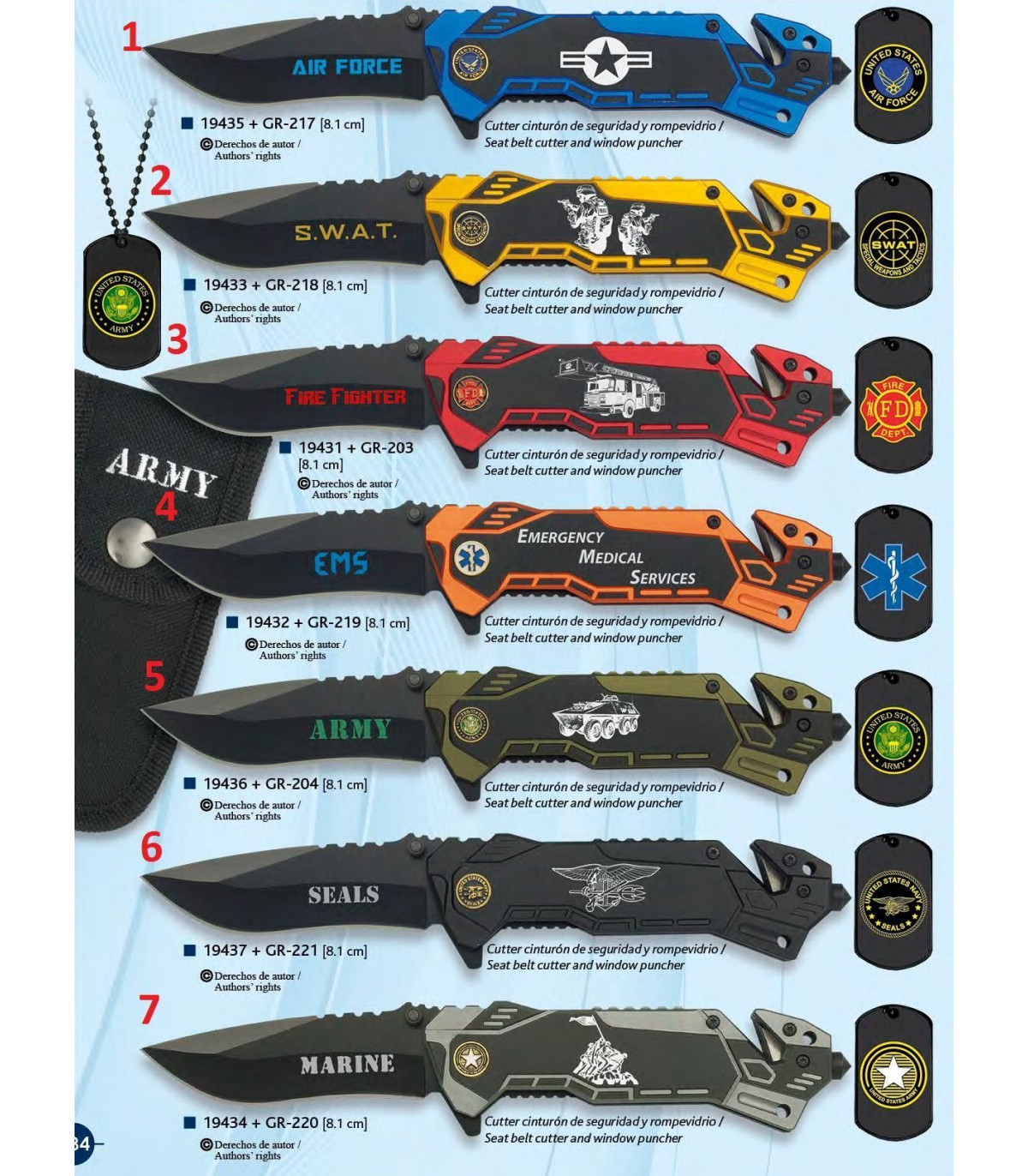 Navaja de SEGURIDAD MARTINEZ ALBAINOX 19435 GR-217 por 17,05 €