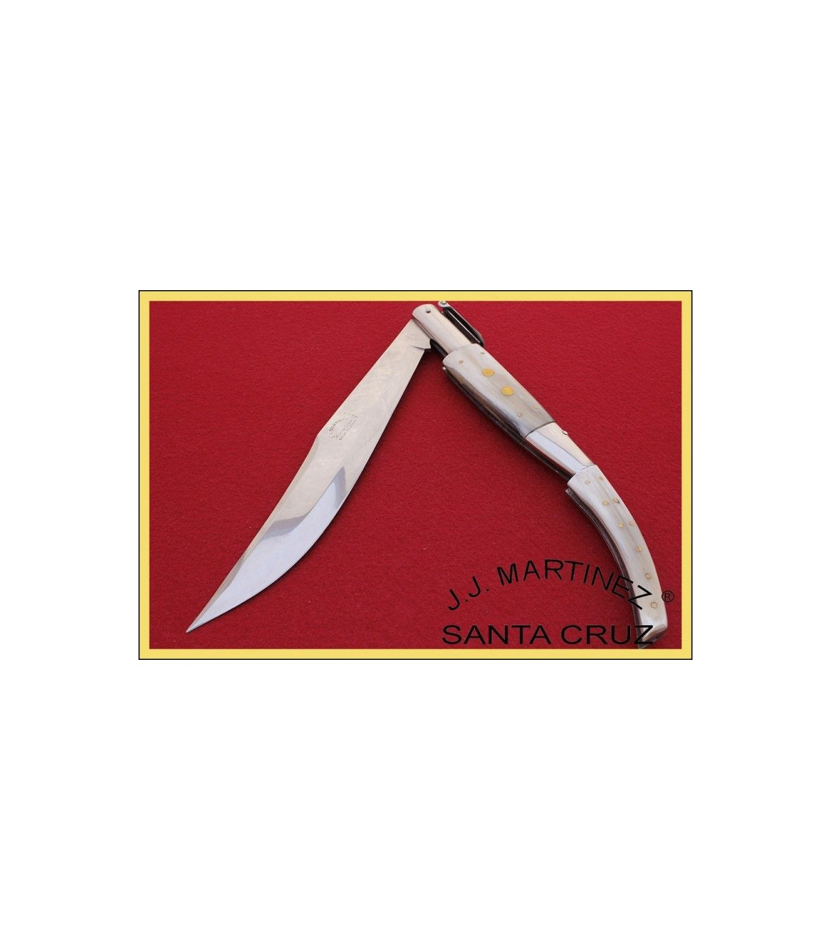 Navaja ARTESANA Árabe Colección Cuerno de Toro JJ.MARTINEZ 105T por 384,00 €