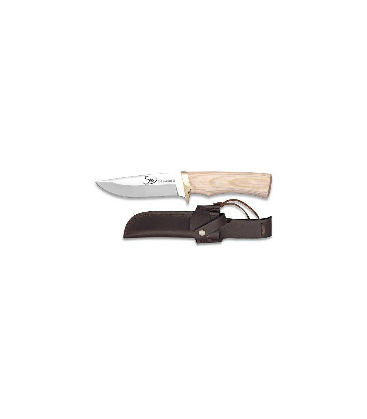 Cuchillo de CAZA madera STEEL 440 por 35,25 €