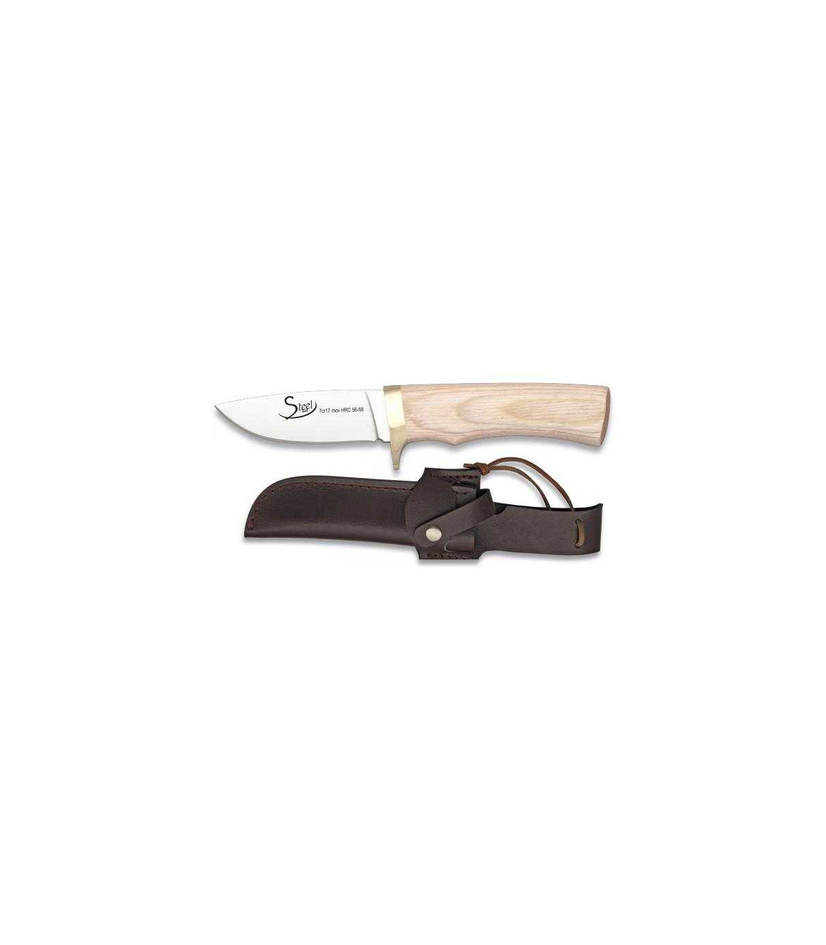Cuchillo de CAZA madera STEEL 440 por 21,85 €