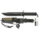CUCHILLO DE SUPERVIVENCIA "COMBAT KING I NEGRO" MARTINEZ ALBAINOX 32101