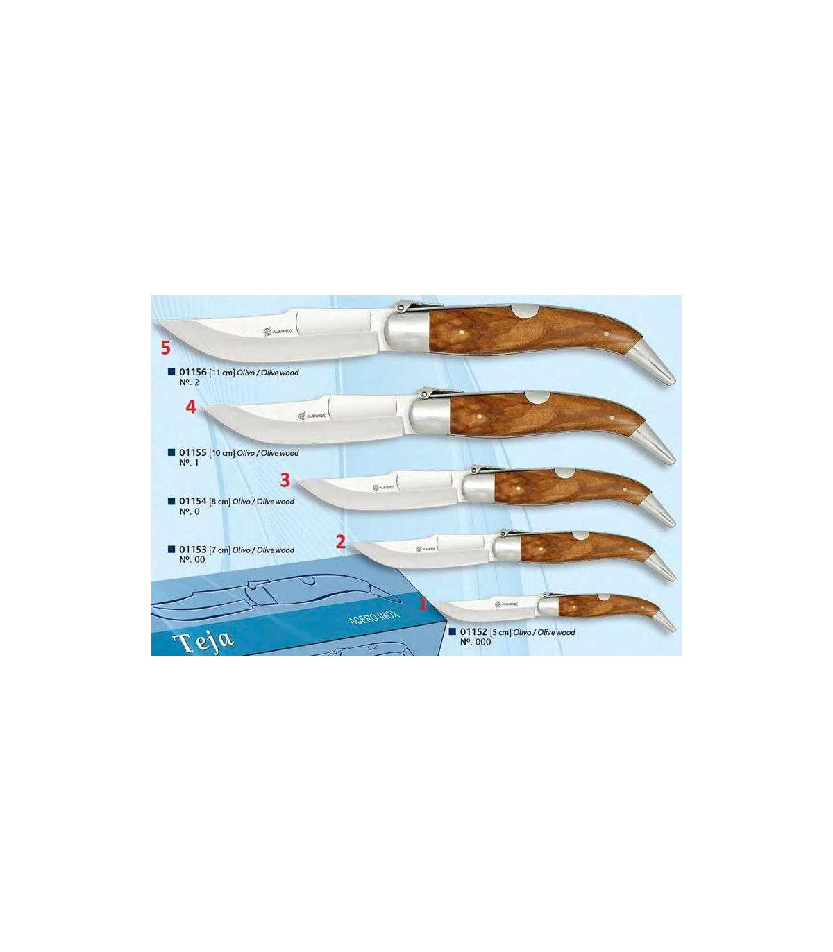 Navaja teja olivo MARTINEZ ALBAINOX por 11,00 €