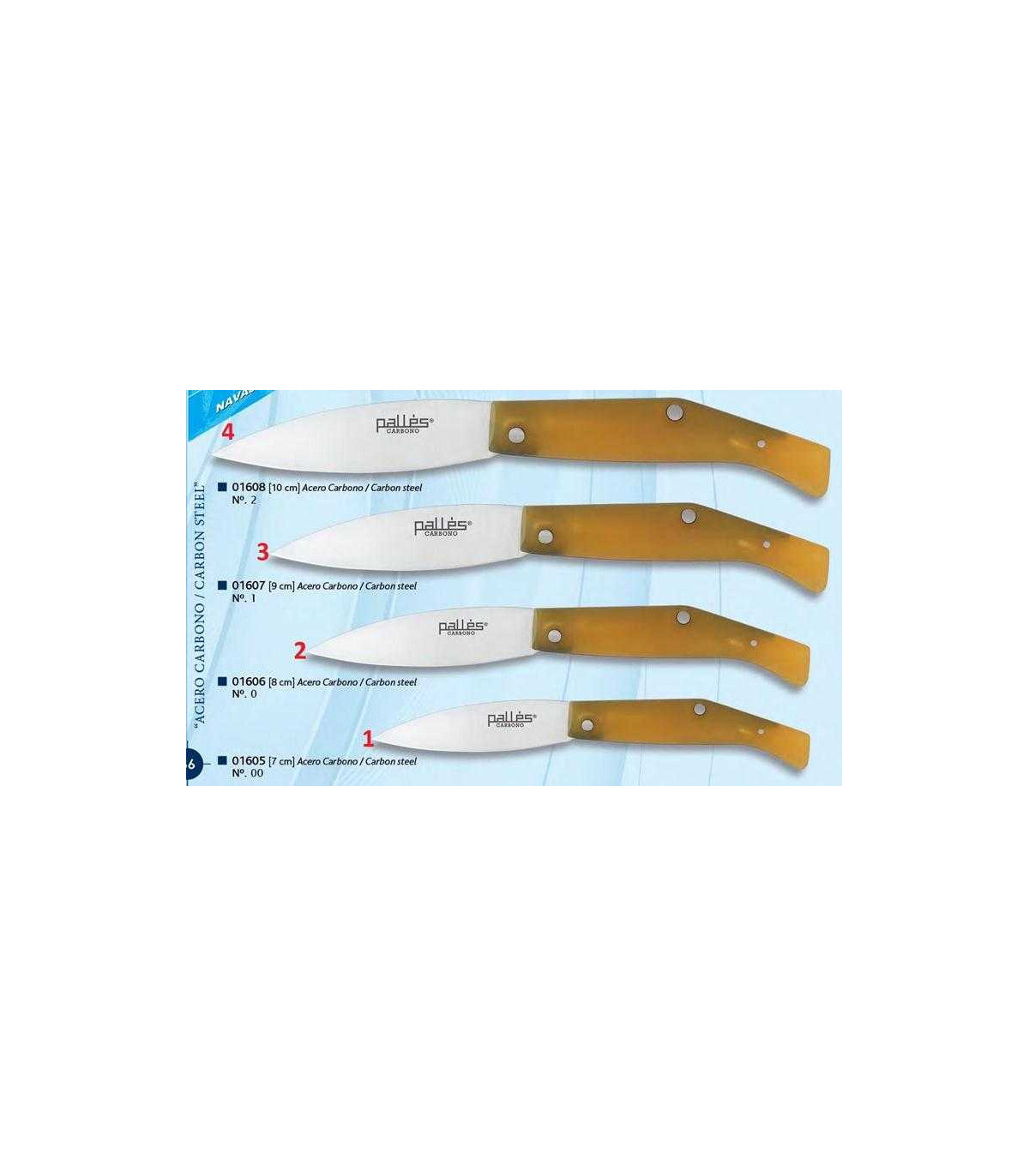 Navaja campera PALLES carbono 01605 por 6,75 €