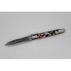 Navaja MACHETE de PISTO GRABADA JJ.MARTINEZ M27 PISTO
