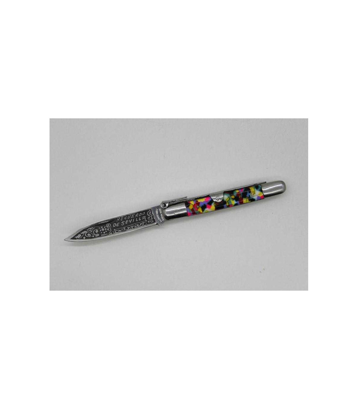 Navaja MACHETE de PISTO GRABADA JJ.MARTINEZ M27 PISTO