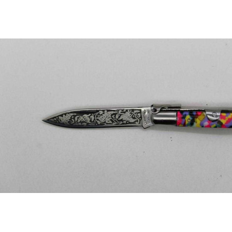 Navaja MACHETE de PISTO GRABADA JJ.MARTINEZ M26 PARRA