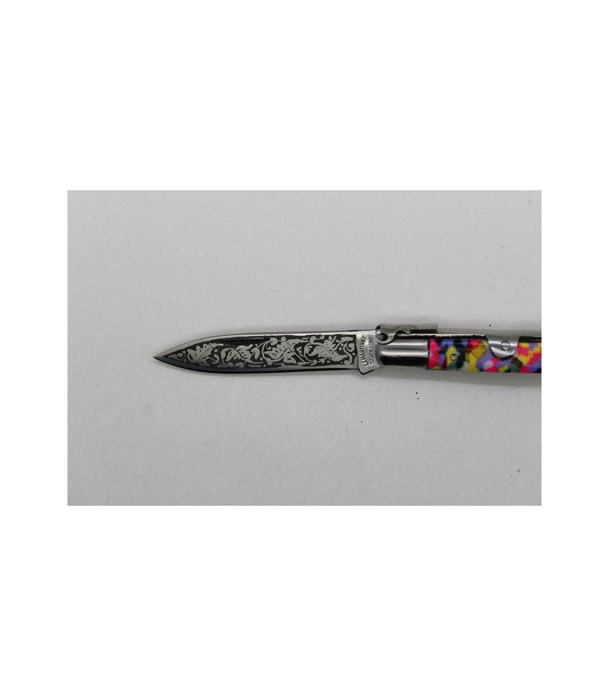 Navaja MACHETE de PISTO GRABADA JJ.MARTINEZ M26 PARRA