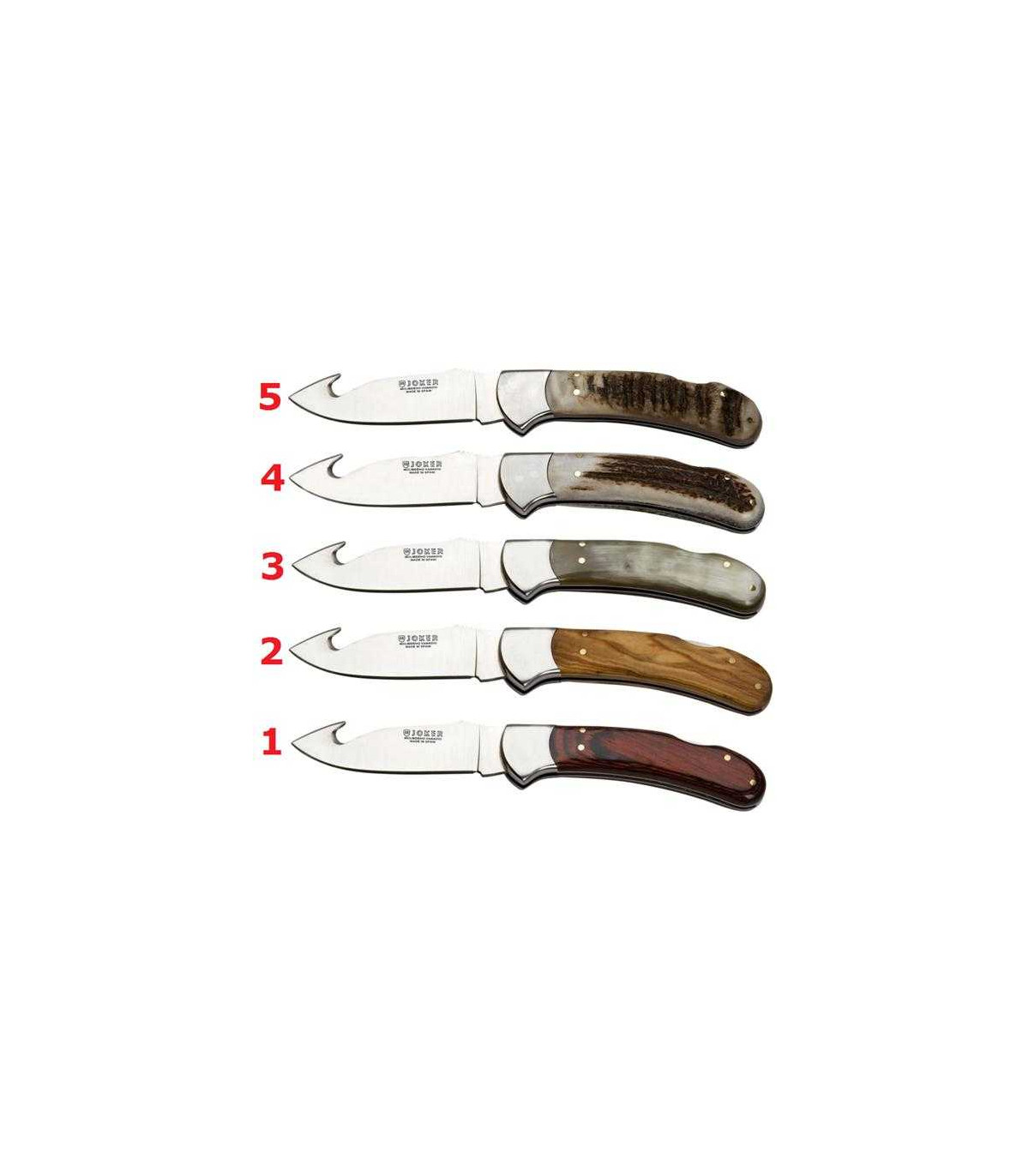 Navaja de CAZA DESOLLADORA "COCKER"  JOKER NR50