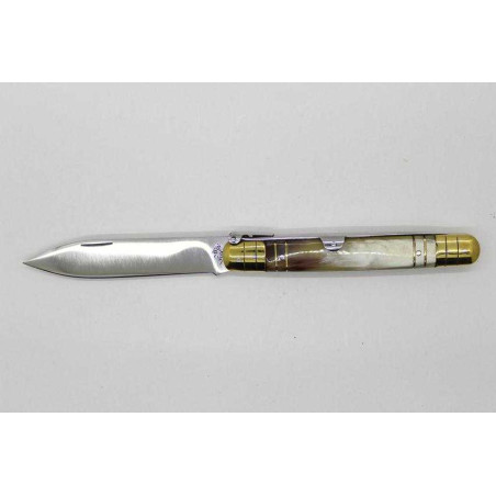 Navaja artesana "MACHETE TORO LATÓN" RAFAEL WIZNER