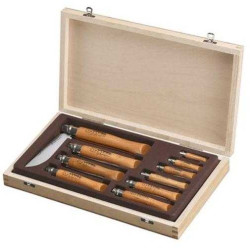 ESTUCHE COLECCIÓN OPINEL CARBONO 10 PIEZAS