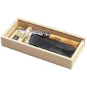 ESTUCHE NAVAJA OLIVO INOX 001004