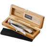 ESTUCHE CON NAVAJA DE CUERNO INOX 000980