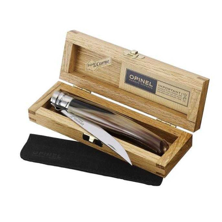 ESTUCHE CON NAVAJA EFFILÉ DE CUERNO INOX 000711