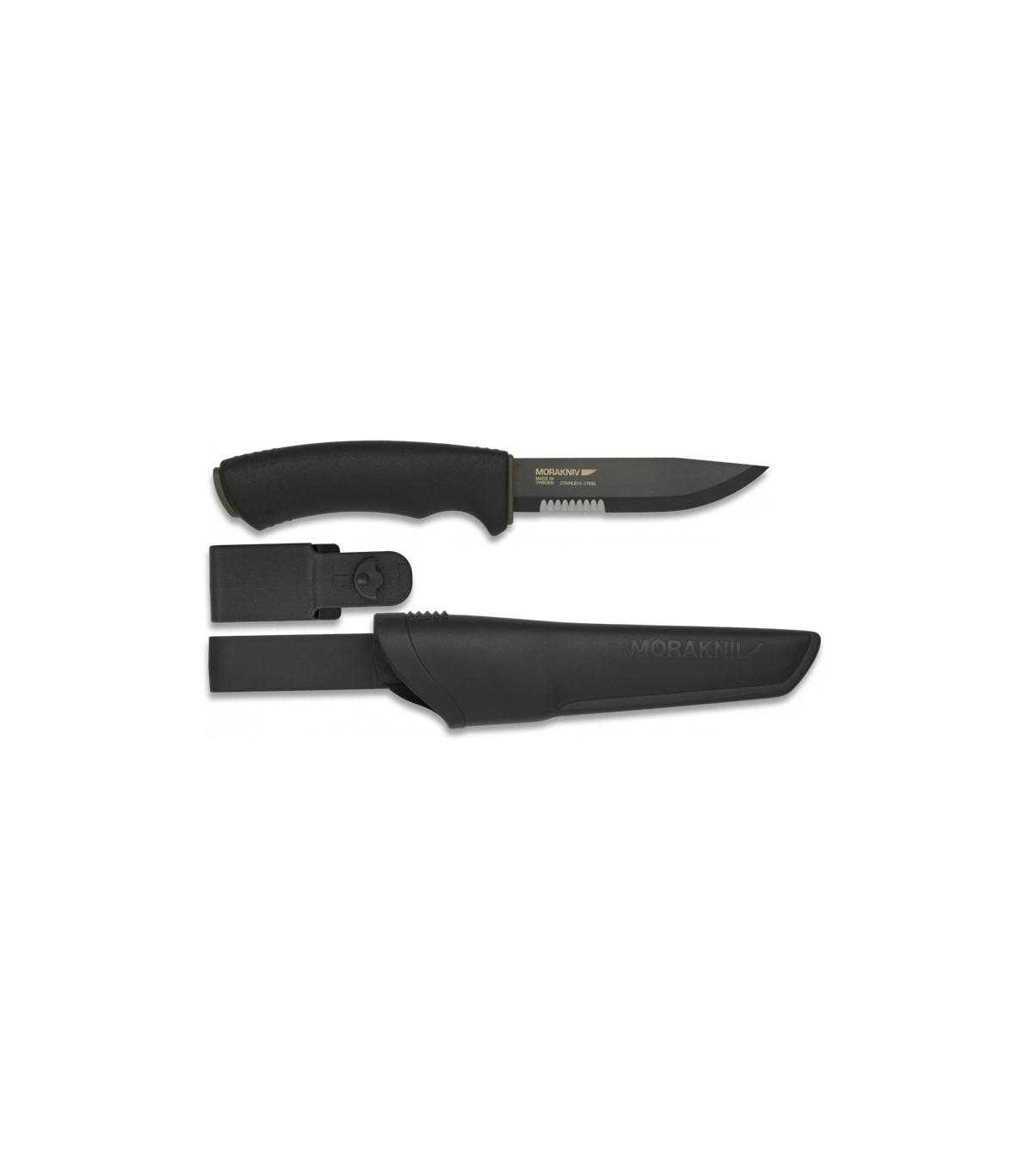 Cuchillo de AVENTURA "BUSHCRAFT BLACK SRT" MORAKNIV 17341