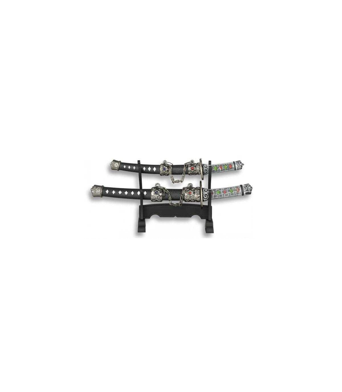  SET DE MINI KATANA SAMURAI TOLE 10 IMPERIAL 32139