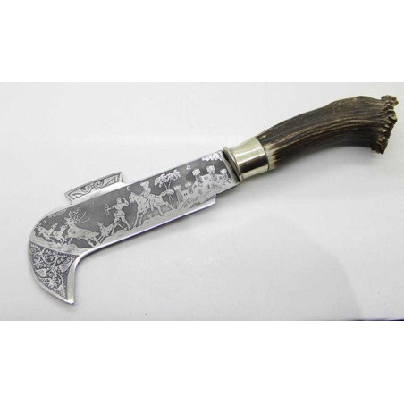 CUCHILLO HOCINO ARTESANO GRABADO