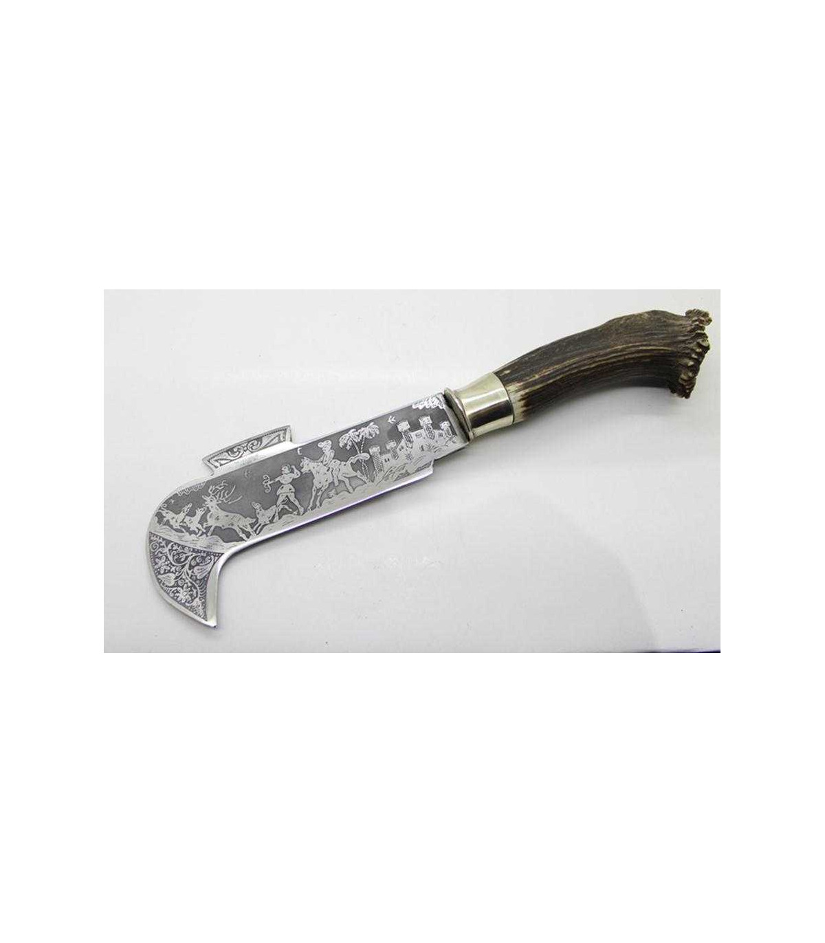 CUCHILLO HOCINO ARTESANO GRABADO