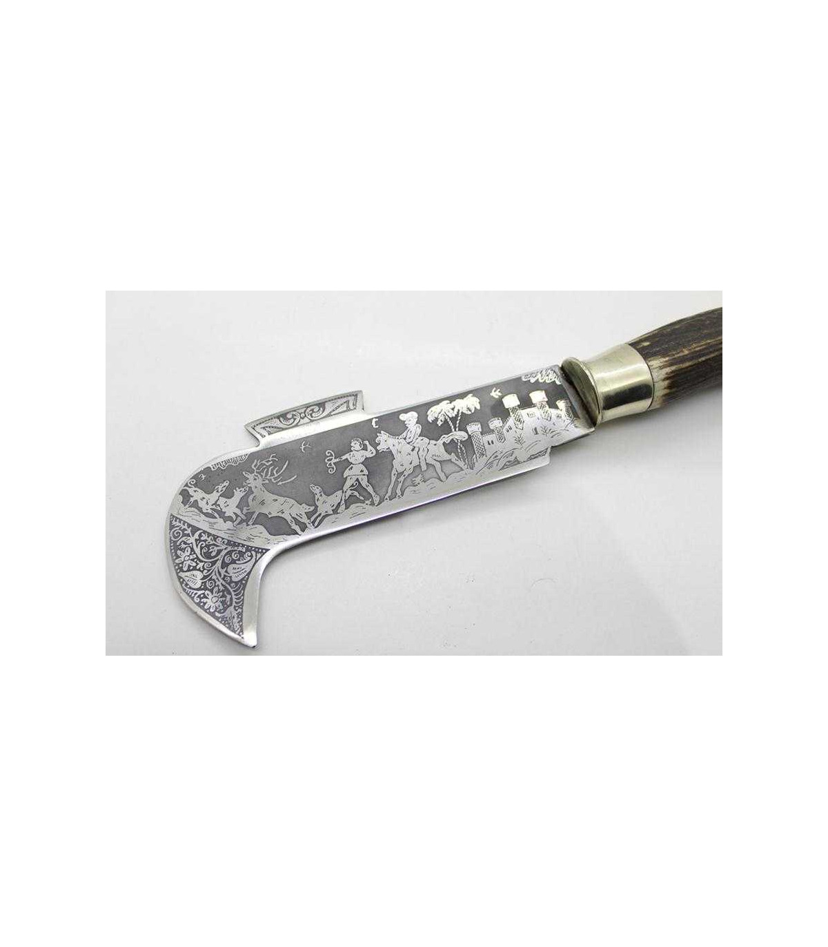 CUCHILLO HOCINO ARTESANO GRABADO