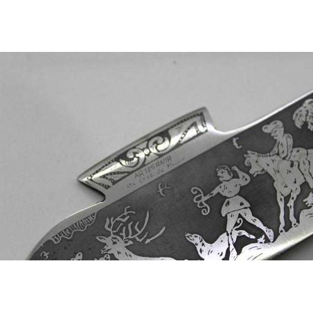 CUCHILLO HOCINO ARTESANO GRABADO