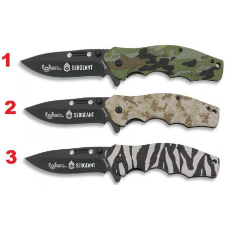 Navaja de CAMUFLAJE ASISTIDA "SERGEANT" MARTINEZ ALBAINOX 19845A