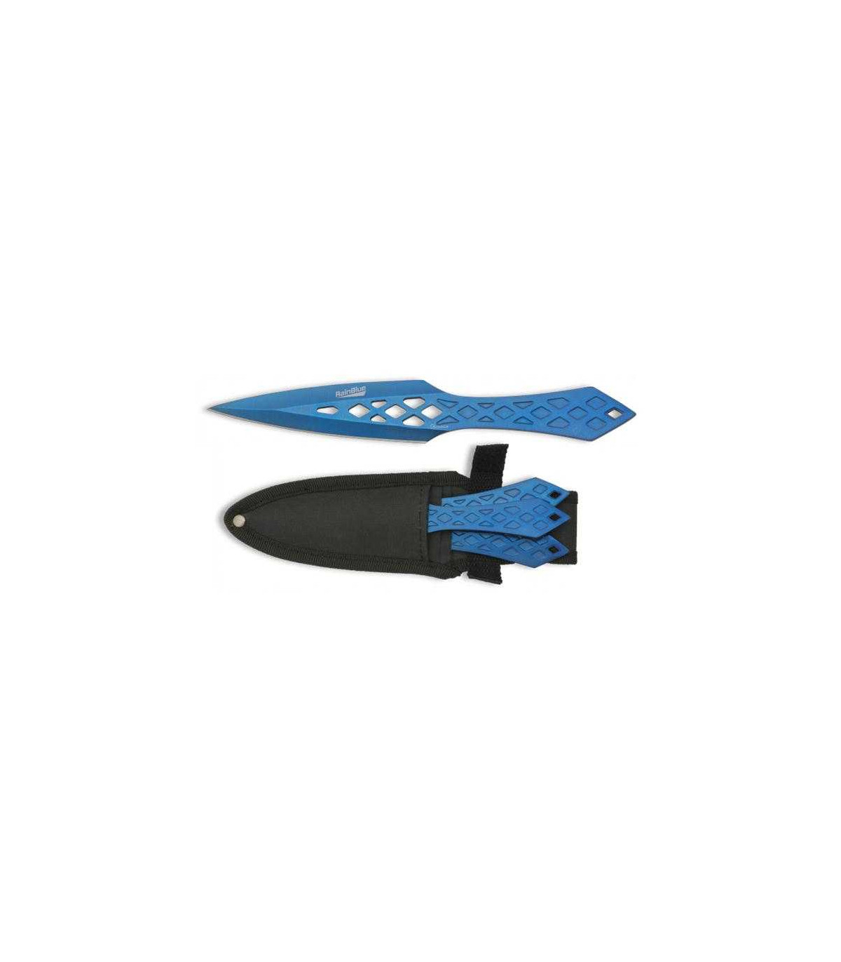 Set de CUCHILLOS LANZADORES "RAINBLUE" MARTINEZ ALBAINOX 32219