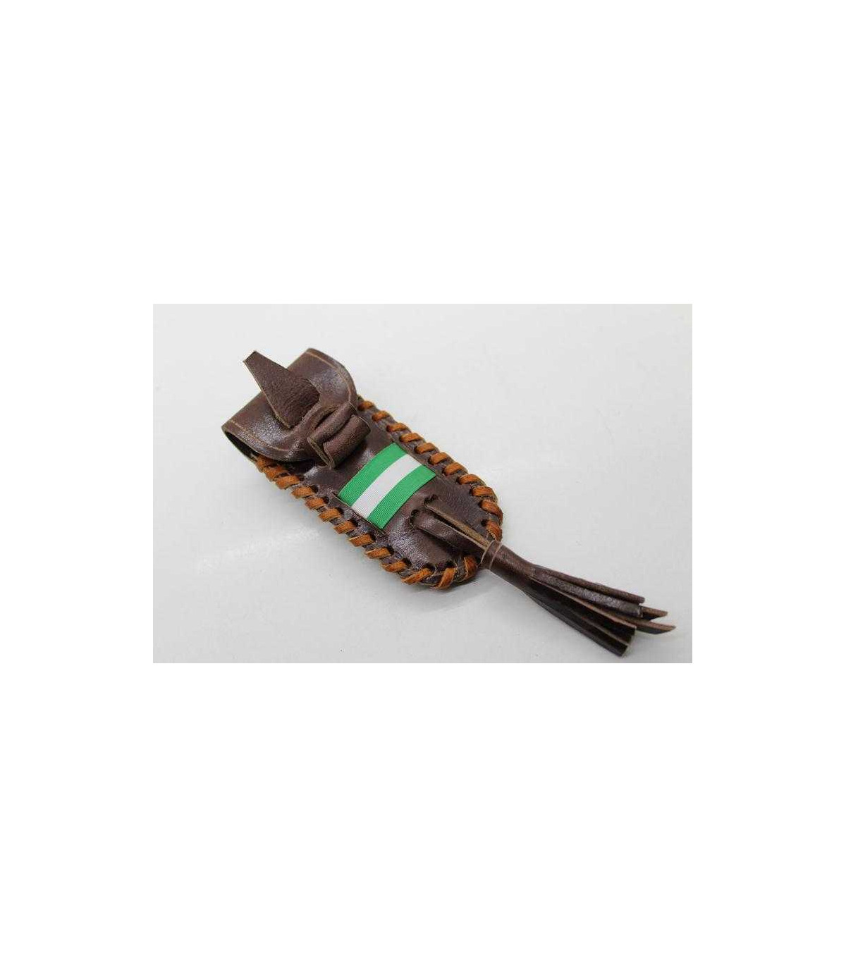 FUNDA ARTESANA DE PIEL J-AC