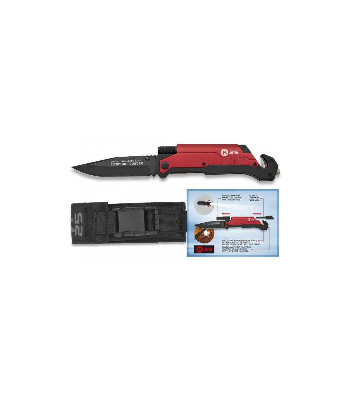 Navaja TÁCTICA K-25 19451 por 31,75 €