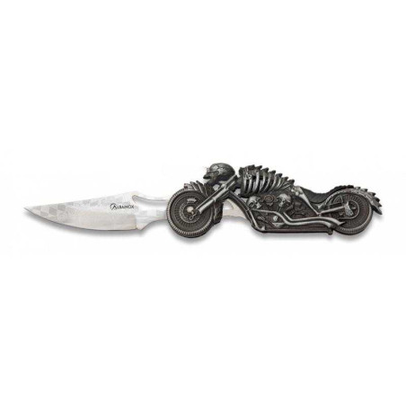 Navaja temática "MOTO LUZ SKELETON" MARTINEZ ALBAINOX 18063