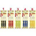 JUEGO DE CUCHILLOS PELADORES TOP CUTLERY 17360