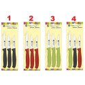JUEGO DE CUCHILLOS PELADORES TOP CUTLERY 17376