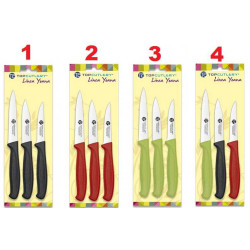 JUEGO DE CUCHILLOS PELADORES TOP CUTLERY 17376