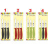 JUEGO DE CUCHILLOS PELADORES TOP CUTLERY 17376