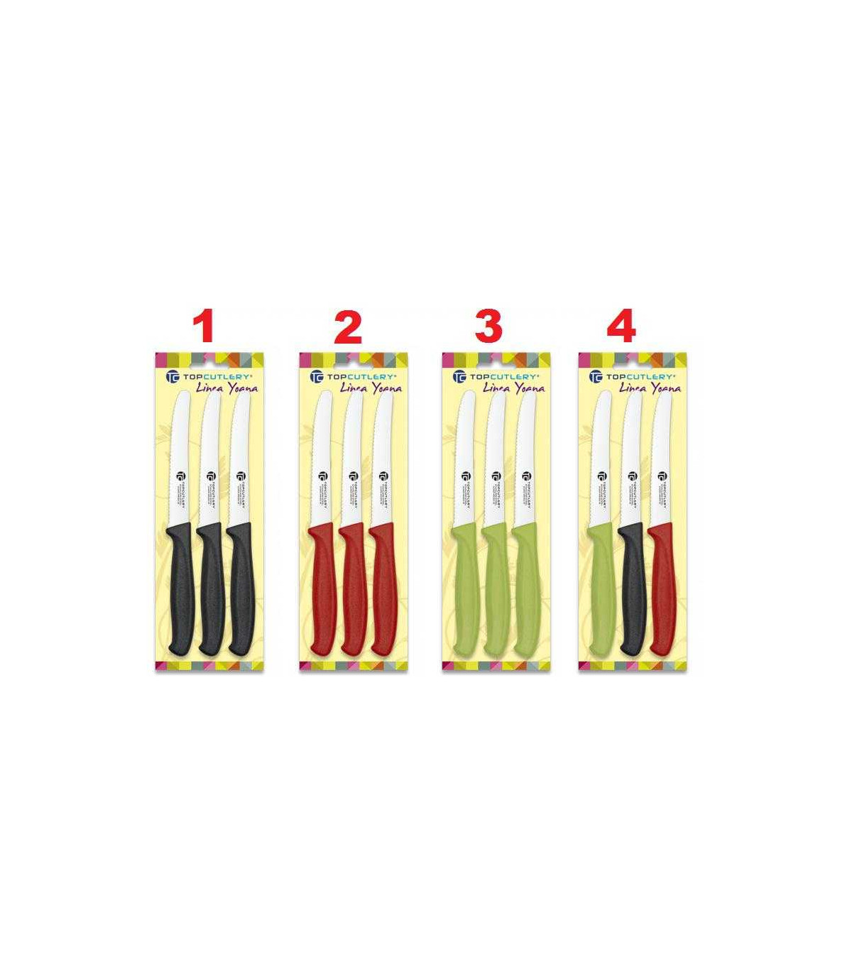 JUEGO DE CUCHILLOS DE MESA TOP CUTLERY 17368
