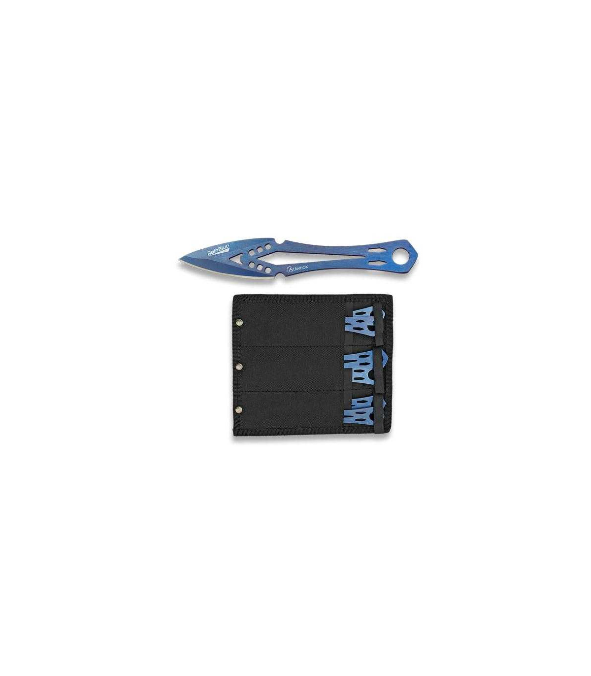 Set de CUCHILLOS LANZADORES "RAINBLUE" MARTINEZ ALBAINOX 32295