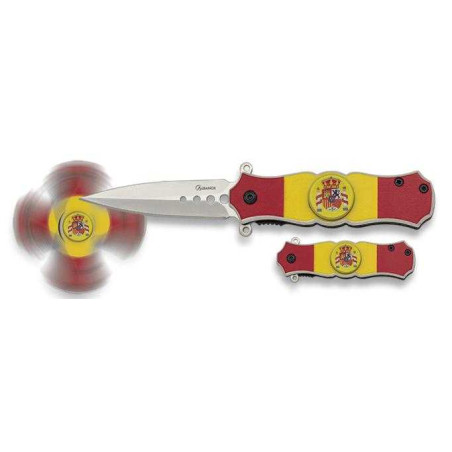 Navaja TEMÁTICA ASISTIDA "SPINNER ESPAÑA"  MARTINEZ ALBAINOX 18274A